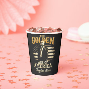 Vasos De Papel La Edad de Oro de los Estados Unidos comienza ahor