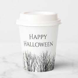 Vasos De Papel La fiesta gótica de Halloween fue embelesada