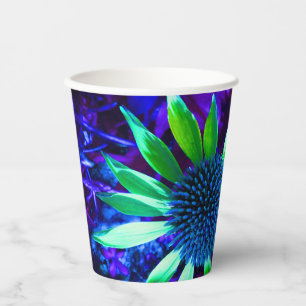 Vasos De Papel La floración de Echinacea oriental