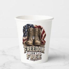 Vasos De Papel La Libertad No Es Gratuita – Botas Militares Vinta