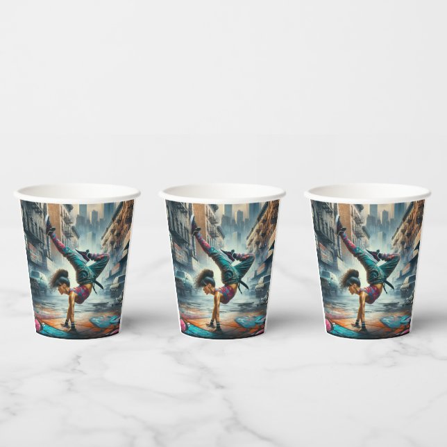 Vasos De Papel La silueta de Nueva York (Multi)