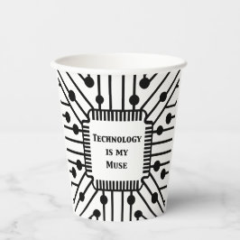 Vasos De Papel La tecnología es mi musa
