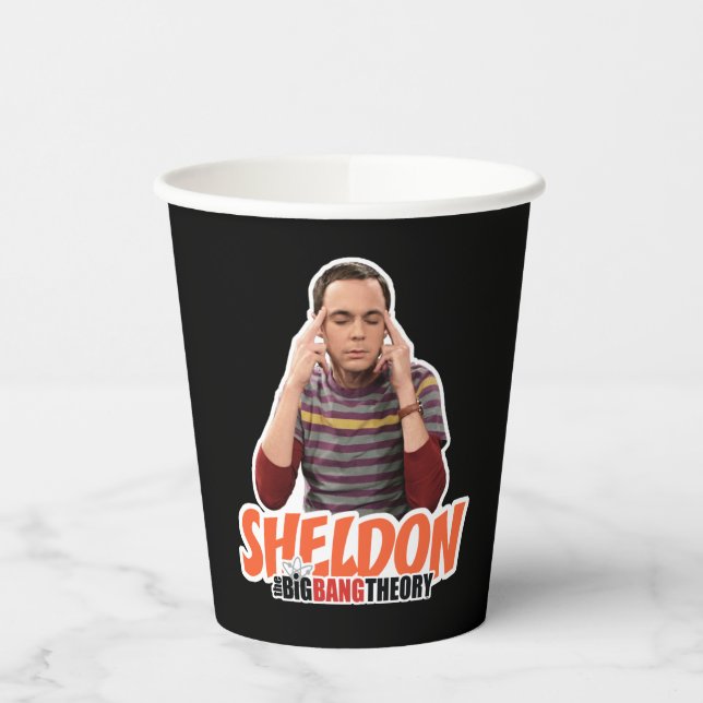 Vasos De Papel La teoría del Big Bang | Sheldon (Izquierda)