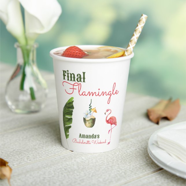 Vasos De Papel La última fiesta de soltera de Palm Springs (in situ)