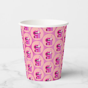 Vasos De Papel Labios