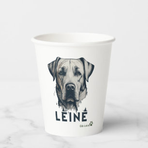 Vasos De Papel Labrador Recuperador - naturaleza para los amantes