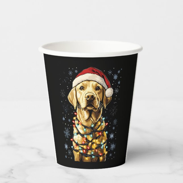 Vasos De Papel Labrador Retriever Dogs Tree Christmas Sweater Xma (Anverso)