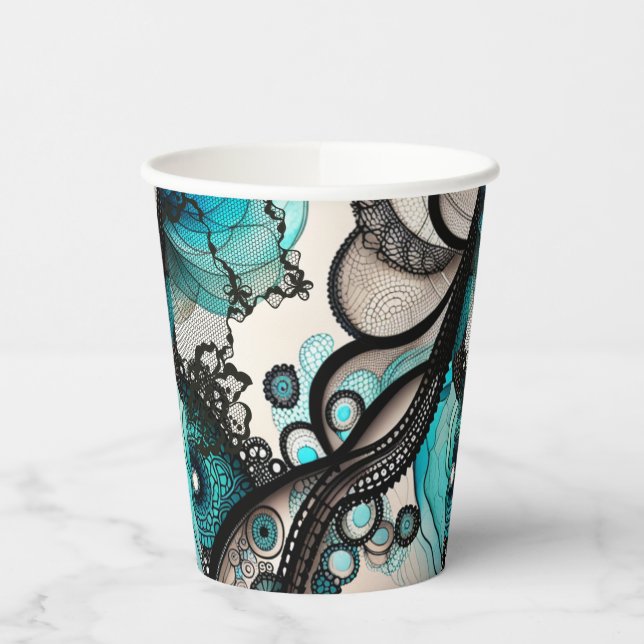 Vasos De Papel Lacy Lady (Izquierda)