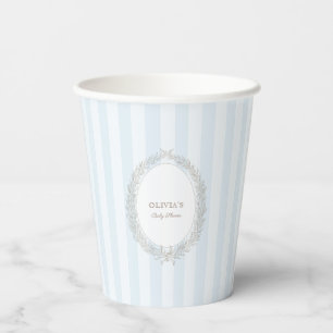 Vasos De Papel Laduree French Caffee Patisserie Boulangerie Blue