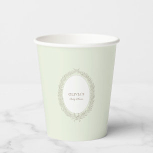 Vasos De Papel Laduree French Caffee Patisserie Boulangerie Green