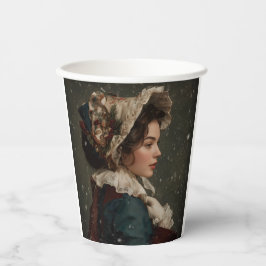 Vasos De Papel Lady in Winter
