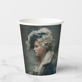 Vasos De Papel Lady in Winter