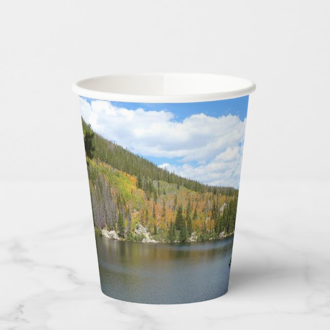 Vasos De Papel Lago Bear en el Parque Nacional de las Montañas Ro (Izquierda)