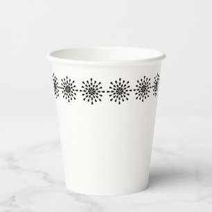 Vasos De Papel Lágrimas negras