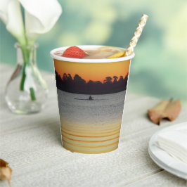 Vasos De Papel Lake Wendouree Calm Before Nightfall