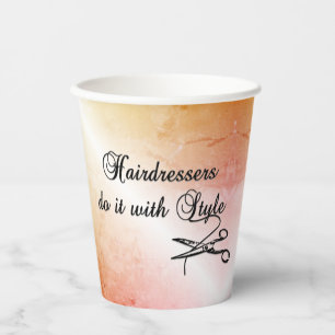 Vasos De Papel Las Peluquerías Lo Hacen Con Estilo