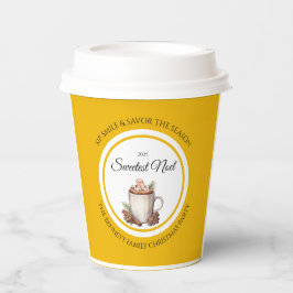 Vasos De Papel Las tazas de papel de los Navidades más dulces de 