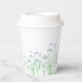 Vasos De Papel Lavender Wildflower