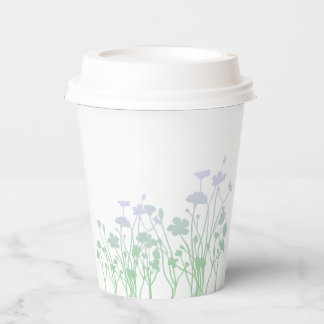 Vasos De Papel Lavender Wildflower