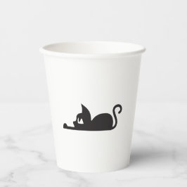 Vasos De Papel Lazy Cat