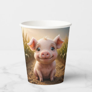 Vasos De Papel Lechón