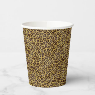 Vasos De Papel Leopard Fur
