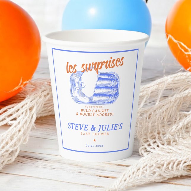 Vasos De Papel Les Sardines Gemelos de pescado Triplets Multiples (Subido por el creador)