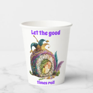 Vasos De Papel Let The Good Times Roll Mardi Gras