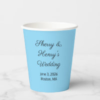 Letras dulces azules y negras: Boda