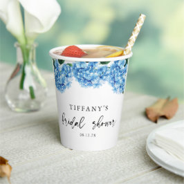 Vasos De Papel Letrero de Bienvenida para Desayuno Nupcial Floral