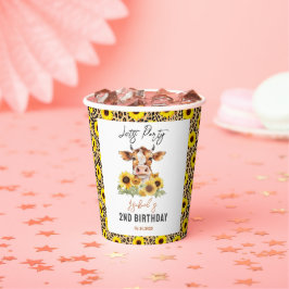 Vasos De Papel Let's Party Till the Cows Come Home 2nd Birthday