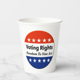 Vasos De Papel Ley de derecho de voto