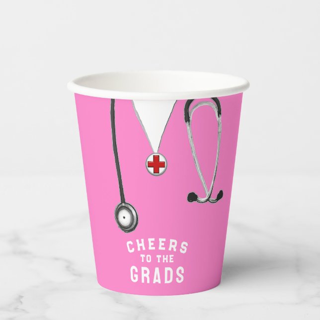 Vasos De Papel Licenciatura en medicina por médica (Anverso)