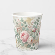 Vasos de papel ligeros Peony Drama