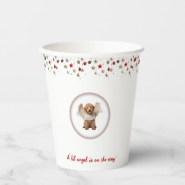 Vasos De Papel Lil' Angel Baby Shower Cups de papel