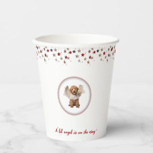 Vasos De Papel Lil' Angel Baby Shower Cups de papel