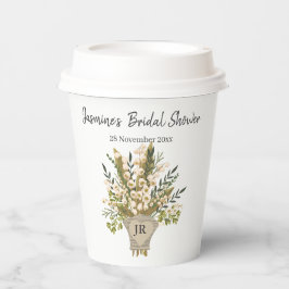 Vasos De Papel Lily Of The Valley Bouquet Bridal Shower