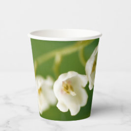 Vasos De Papel Lirio blanco del valle (Convallaria majalis)