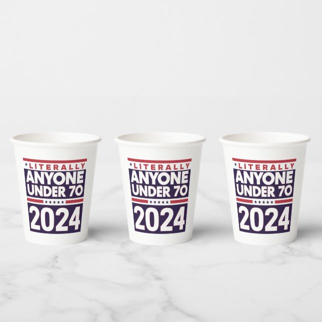 Vasos De Papel Literalmente todos los demás 2024 en las eleccione (Multi)