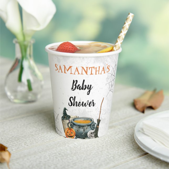 Vasos De Papel Little Boo Baby Shower Paper cup (in situ)