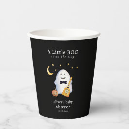 Vasos De Papel Little Boo Ghost Hollaween Baby Shower