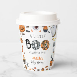 Vasos De Papel Little Boo Halloween Baby Shower
