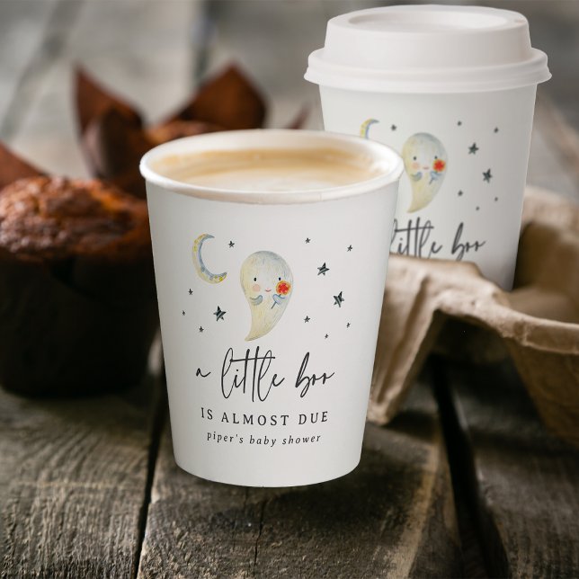 Vasos De Papel Little Boo Halloween Ghost Baby Shower (Subido por el creador)