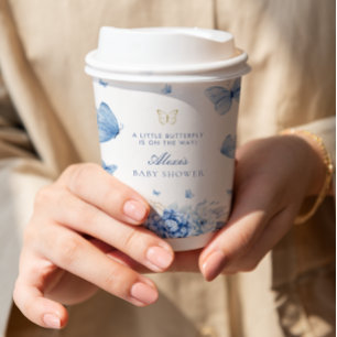 Vasos De Papel Little Butfly Boy Baby Shower