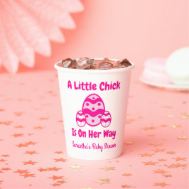Vasos De Papel Little Chick Easter Baby Shower