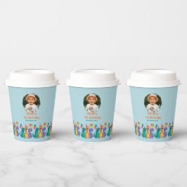 Vasos De Papel Little Dino 1st Birthday Paper cup