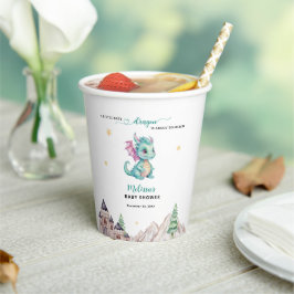 Vasos De Papel Little Dragon está a punto de cerrar Baby Shower