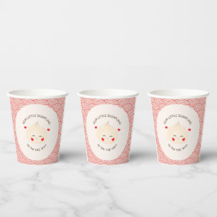 Vasos De Papel Little Dumpling Dim Sum Baby Shower