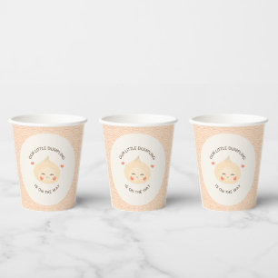 Vasos De Papel Little Dumpling Dim Sum Baby Shower