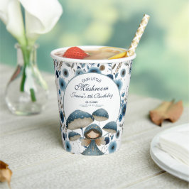 Vasos De Papel Little Mushroom Fairy Elegant Kids Birthday Fiesta
